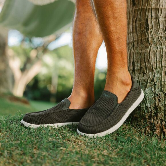 OluKai Kakaha Men’s Mesh Slip On Loafers Shoes Size 11 $100 in Dark Java - Picture 1 of 13